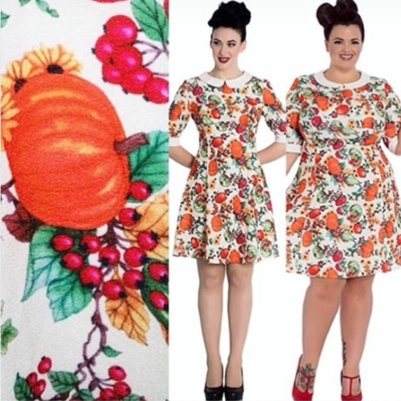 Hellbunny Vixen Harvest Dress - Picture 1 of 9